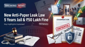 At Least 5 Years in Jail, Rs 50 Lakh Fine New Anti-Paper Leak Law Highlights