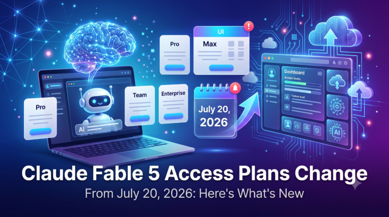 Claude Fable 5 Access Plans Change From July 20, 2026: Here’s what’s new