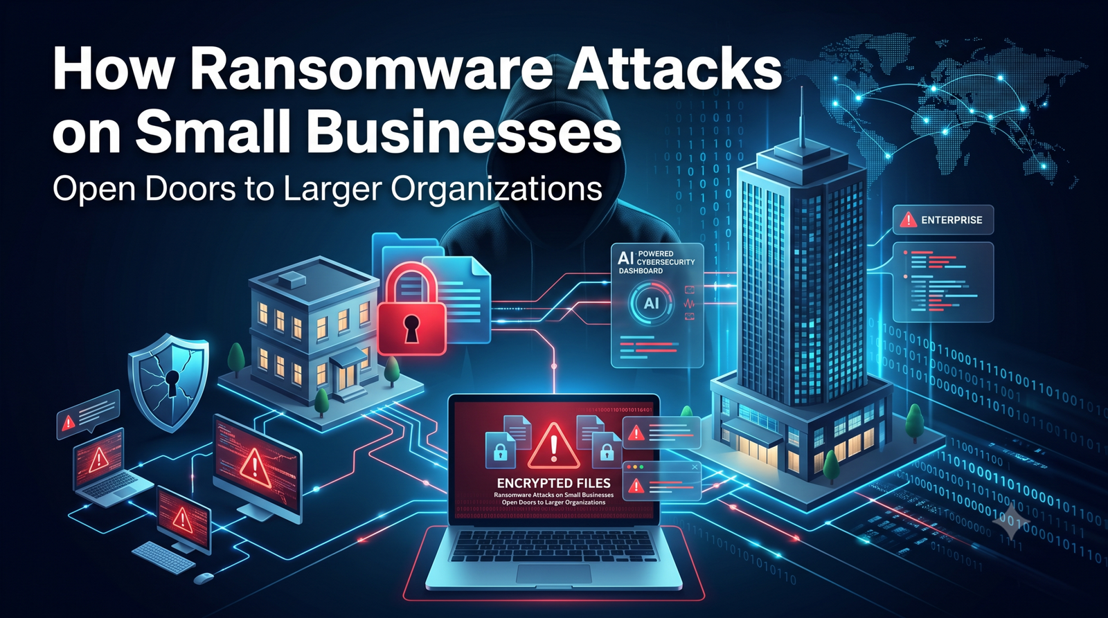 How Ransomware Attacks on Small Businesses Open Doors to Larger Organizations